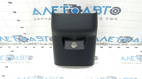 Rear lower center console trim Volvo XC60 18-23 black, for cigarette lighter