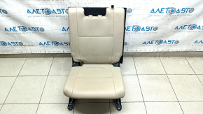 Rear row of seats 3rd row right Mitsubishi Outlander 14-19 leather beige