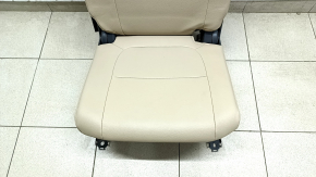 Rear row of seats 3rd row left Mitsubishi Outlander 14-19 leather beige