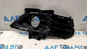 Front bumper grille right Ford Fusion mk5 13-16 under fog lights gloss, without chrome rings