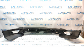 Rear bumper bare Ford Escape MK3 17-19 rest without parking sensors, crack
