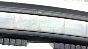 Volvo XC60 18-23 black boot opening trim with chrome mouldings, scratches on chrome