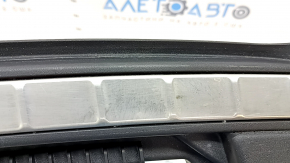 Volvo XC60 18-23 black boot opening trim with chrome mouldings, scratches on chrome