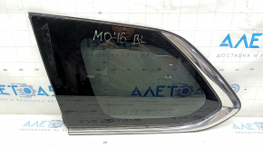 Window blind glass rear left Mitsubishi Outlander 14-22 petrol, chrome, scratches on chrome