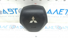 Airbag in steering wheel driver Mitsubishi Outlander 16-20 rest, chrome fit