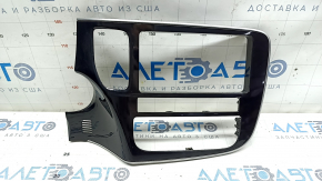Front panel trim central Mitsubishi Outlander 14-19 black gloss, scratches