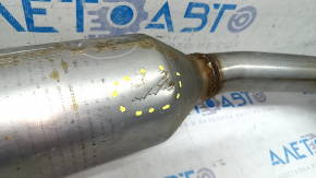 Intake pipe with catalytic converter Toyota Venza 21-22 dented resonator