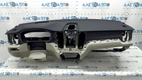 Torpedo front panel with AIRBAG Volvo XC60 18-23 black for projection