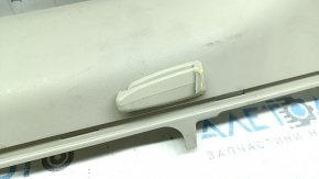 Rear pillar trim right Mitsubishi Outlander 14-20 beige, scratches, broken hook