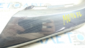 Front bumper molding chrome lower left Mitsubishi Outlander 16-22 rest, sand