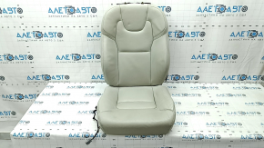 Driver's seat upholstery Volvo XC60 18-22 leather gray, 3 parts, heated, dented, needs cleaning, dents on the back