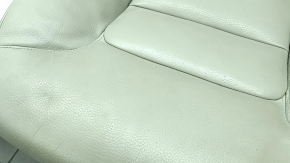 Driver's seat upholstery Volvo XC60 18-22 leather gray, 3 parts, heated, dented, needs cleaning, dents on the back