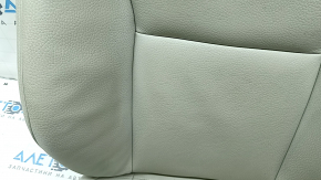 Driver's seat upholstery Volvo XC60 18-22 leather gray, 3 parts, heated, dented, needs cleaning, dents on the back