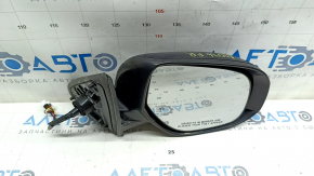 Side mirror right complete Mitsubishi Outlander 16-20 rest 7 pins, turn signal, white