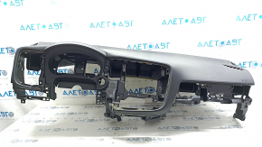 Torpedo front panel with AIRBAG Mitsubishi Outlander 14-22 black, rusty pyropatron