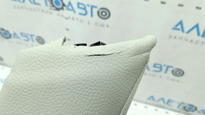 Side panel of the 2nd row of seats, right Volvo XC60 18-22, grey leather, torn, cracked