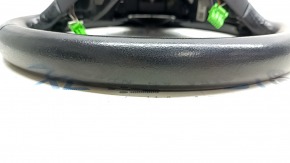 Naked steering wheel Mitsubishi Outlander 14-21 leather black, worn, scratch