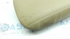 Armrest Mitsubishi Outlander 16-21 leather, beige, upper part