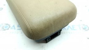 Armrest Mitsubishi Outlander 16-21 leather, beige, upper part