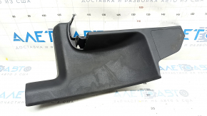 Door sill trim rear left Mitsubishi Outlander 14-22 black, missing plug, scratches