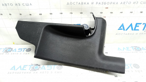 Rear right door sill plate Mitsubishi Outlander 14-22 black, missing plug, scratches