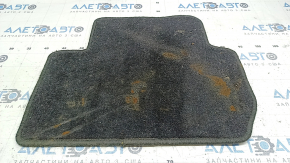 Carpet interior rear left Mitsubishi Outlander 14-21 cloth black, for cleaning