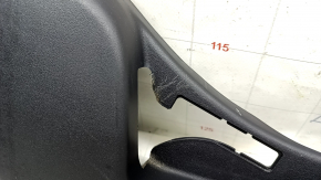 Side trim passenger seat right Mitsubishi Outlander 16-21 black, scuffs