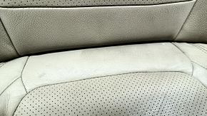 Mitsubishi Outlander 16-21 passenger seat upholstery beige, perforated, for cleaning