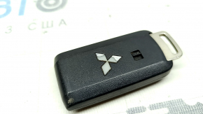 Smart key Mitsubishi Outlander 14-21 4 buttons, worn, emblem defect