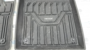 Set of floor mats Volvo XC60 18-25 rubber black, missing fastening, for cleaning