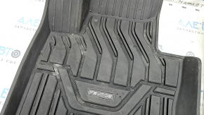 Set of floor mats Volvo XC60 18-25 rubber black, missing fastening, for cleaning
