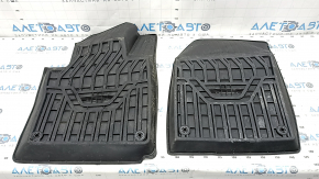 Set of floor mats Volvo XC60 18-25 rubber black, missing fastening, for cleaning