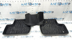 Set of floor mats Volvo XC60 18-25 rubber black, missing fastening, for cleaning