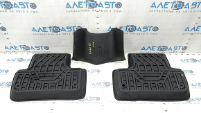 Set of floor mats Volvo XC60 18-25 rubber black, missing fastening, for cleaning