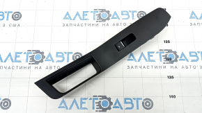 Front right window lift control Ford Explorer 20-21 black with chrome, with trim, broken mount