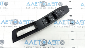 Front left window lift control Ford Explorer 20-21 with trim, with mirror control for automatic folding, chrome trim