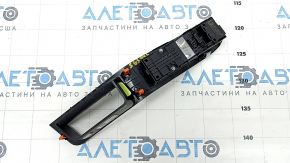 Front left window lift control Ford Explorer 20-21 with trim, with mirror control for automatic folding, chrome trim