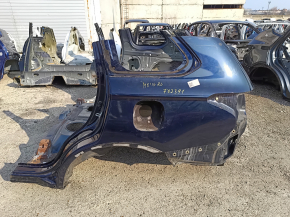 Quarter wing rear left Mitsubishi Outlander 14-20 blue, on the body, bumps