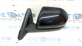 Side mirror left Ford Explorer 20-24 15+2 pins, backlight, turn signal, heating, memory, auto-dimming, camera, BSM, black gloss