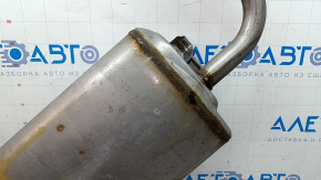 Muffler rear part with barrel Toyota Venza 21-24 rusty, dented