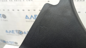 Center pillar trim lower right Ford Explorer 20-23 2 parts, black, crack in fastening, scratches