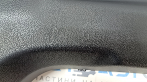 Center pillar trim lower right Ford Explorer 20-23 2 parts, black, crack in fastening, scratches
