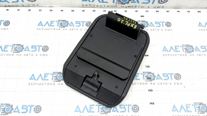 Armrest of the central console Ford Explorer 20-24 leather black, Platinum, pokes, for cleaning