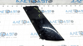 Rear left window molding Ford Explorer 20-23 black gloss, broken guide, scratches