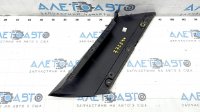 Rear left window molding Ford Explorer 20-23 black gloss, broken guide, scratches
