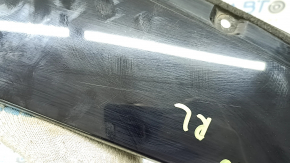 Rear left window molding Ford Explorer 20-23 black gloss, broken guide, scratches