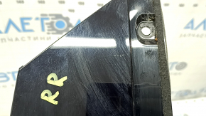 Rear right window molding Ford Explorer 20-23 black gloss, scratches