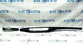 Lower front panel inserts Audi Q7 16-19 dark wood, scratches