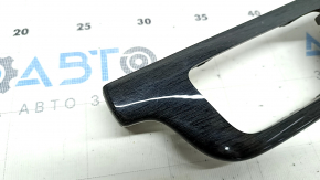 Lower front panel inserts Audi Q7 16-19 dark wood, scratches