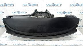 Torpedo front panel with AIRBAG Ford Explorer 20-24 leather black, Platinum, with speaker overlay